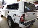 2015 Toyota Tacoma SR5 White Extended Cab 4.0L AT 2WD #Z24681